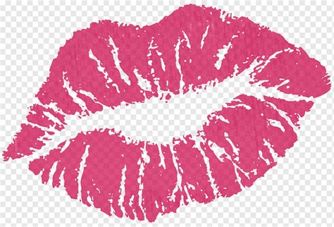 Kiss Lip Pink Kiss Pink Kiss Mark Love Heart Magenta Png Pngwing