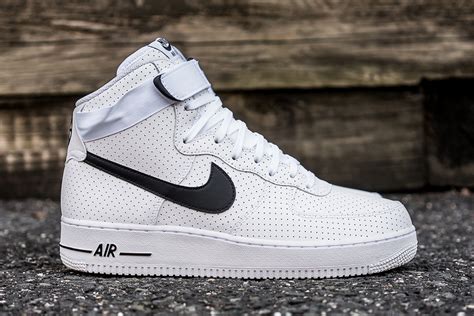 Nike Air Force 1 High Perf White Black Sneaker Bar Detroit
