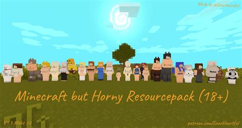 Minecraft But Horny Resourcepack 18 Pack V13 Mobs 50 Adult Gaming Loverslab