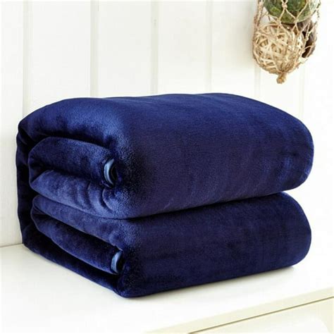 Bescita Super Soft Warm Solid Warm Micro Plush Fleece Blanket Throw Rug