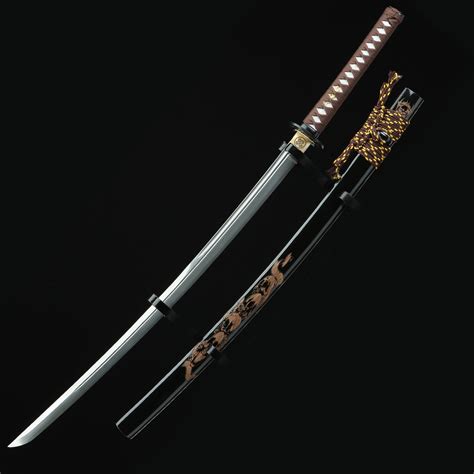 Handmade Pattern Steel Full Tang Real Japanese Katana Samurai Swords