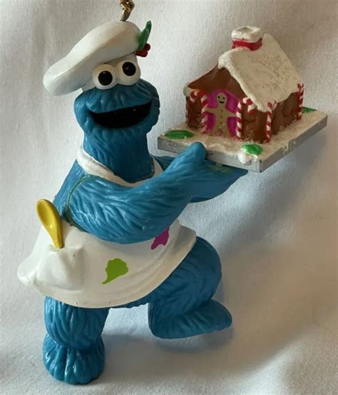 Grolier 1992 Jim Henson Christmas On Sesame Street Cookie Monster