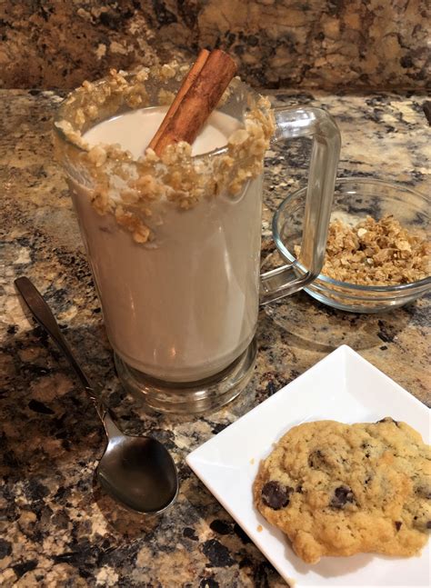 Combine shortening, applesauce, egg, and vanilla with mixer. Oatmeal Cookie Latte Cindy's Recipes and Writings