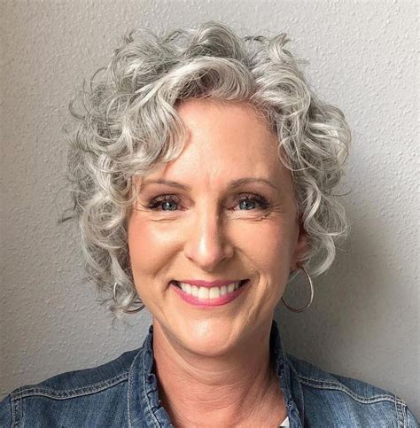 50 Fab Short Hairstyles And Haircuts For Women Over 60 Short Curly