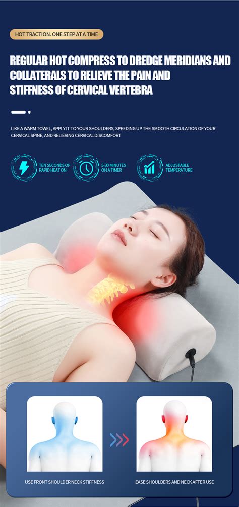 Phenitech Neck Shoulder Massager Shiatsu Deep Kneading Massage Pillow
