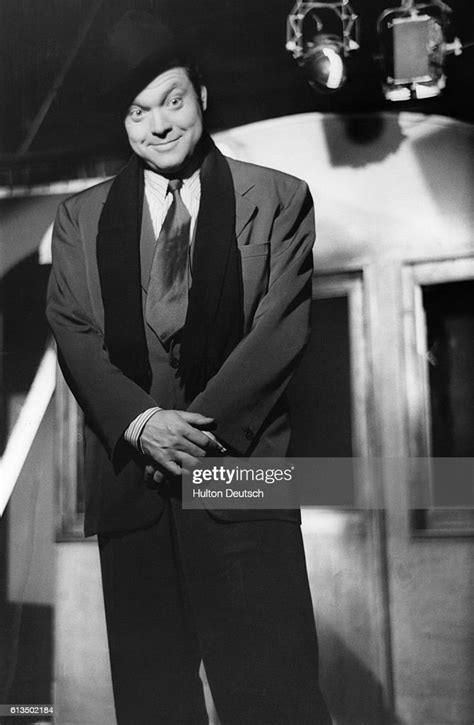 Actor Orson Welles As Rackateer Harry Lime In Graham Greenes The