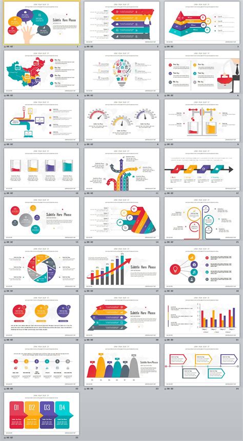 25 Best Slide Infographic Powerpoint Templates On Behance Powerpoint