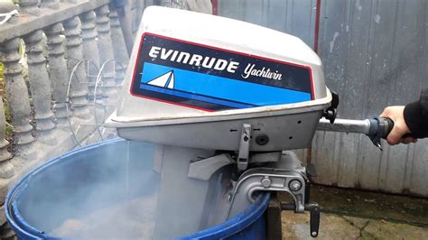 Evinrude 8 Hp Outboard Motor 1988r 2 Stroke Dwusuw Youtube