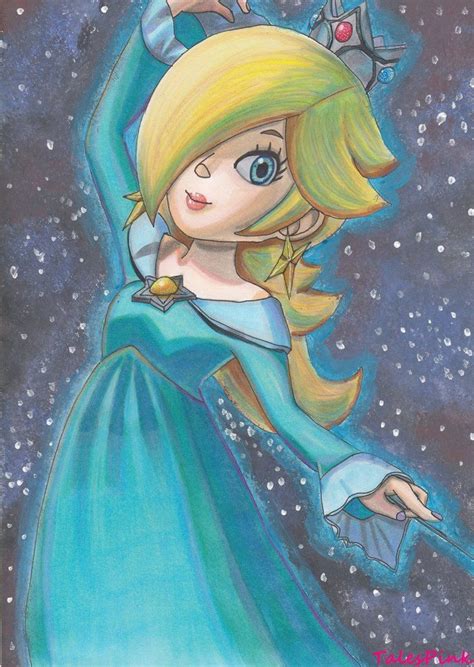 Speed Drawing Mario Galaxy Princess Rosalina By Talesofpinkanime