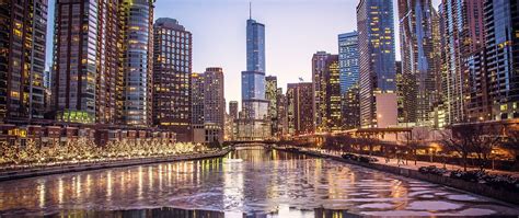 Chicago City Wallpaper For Desktop And Mobiles 4k Ultra Hd Wide Tv Hd