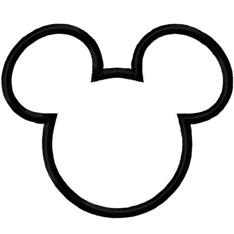 Download High Quality Mickey Mouse Clipart Outline Transparent Png