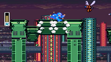 Megaman X Intro Stage Snes Gameplay 1 Youtube