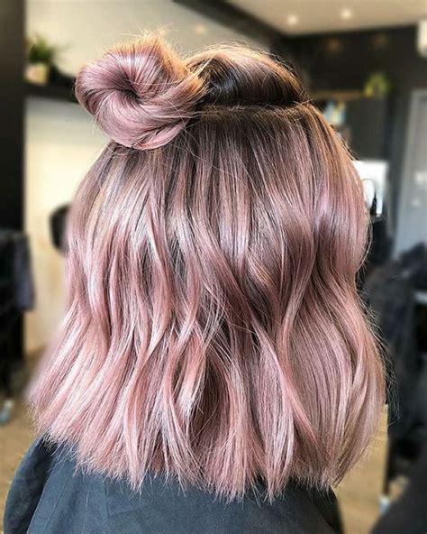 Charming Rose Gold Hair Colors Page Of Lovein Home Short