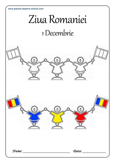 Desene De Colorat Cu Ziua Romaniei Desene De Colorat Ideas In