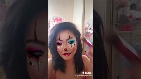 💙💕tik Tok Pretty Clown Makeup Filter 💕💙2020 Youtube