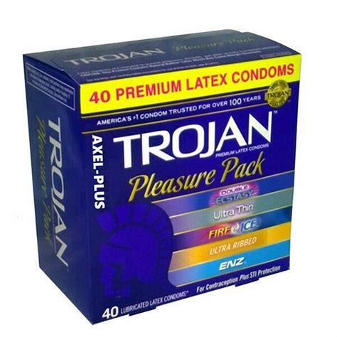 Buy Trojan Premium Condoms Pleasure Pack 40 Count Online Ebay