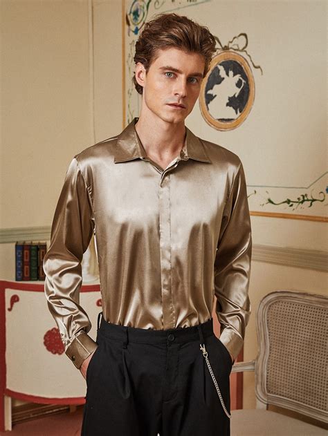 Men's Satin Shirts - Have a Look at the New Fashion Trend - The Streets ...