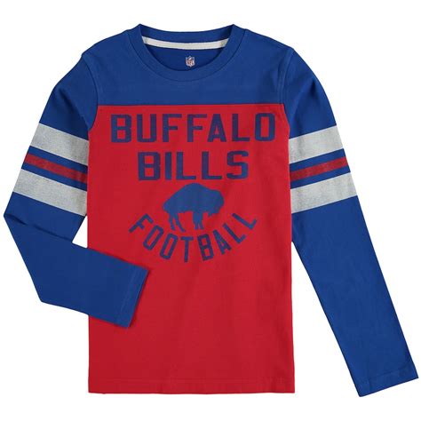 Youth Buffalo Bills Redroyal Retro Legacy Long Sleeve T Shirt