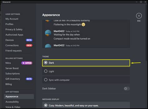 How To Change The Theme And UI Appearance On Discord Linux Consultant