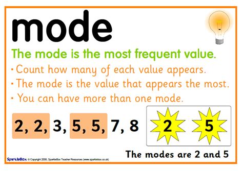 Mean Mode Range Median Bbc Bitesize James Walkers Math Problems