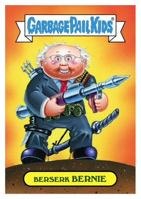 Latest Garbage Pail Kids Release Lampoons Presidential Candidates