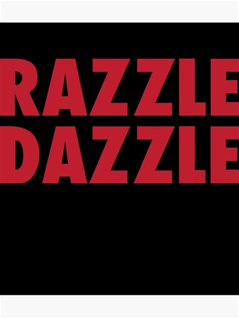 Chicago Razzle Dazzle Sticker Poster For Sale By Kenyacrosb Redbubble