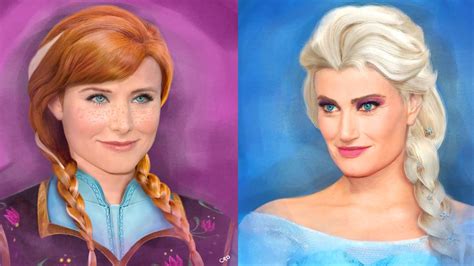 An Artist Illustrated The People Who Voiced Famous Disney Movies As ...