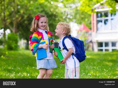 Child Going School Image And Photo Free Trial Bigstock