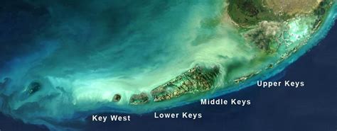 Satellite Map Of The Florida Keys