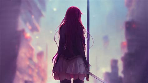 2560x1440 Anime Girl With Swords 1440p Resolution Hd 4k Wallpapers