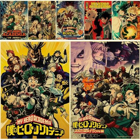 Anime My Hero Academia Posters Katsuki Bakugo Boku No Hero Academia