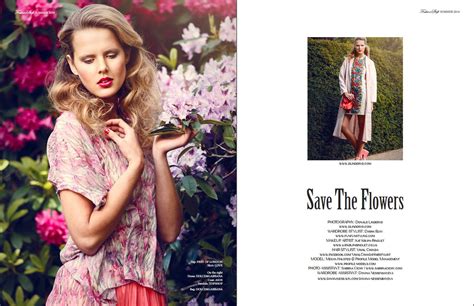 Save The Flowers Fashion Shift Magazine Behance