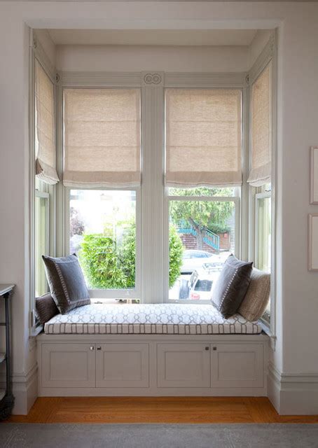 Roman Shades For Kitchen Bay Window - roman shades for kitchen bay window
