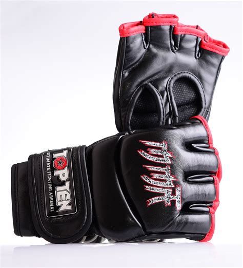 Topten Mma Gloves With Gel Padding And Thumbless Design Cool