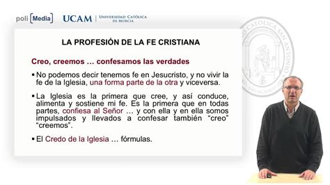 Teología I La Profesión De La Fe Cristiana Francisco Salcedo Youtube