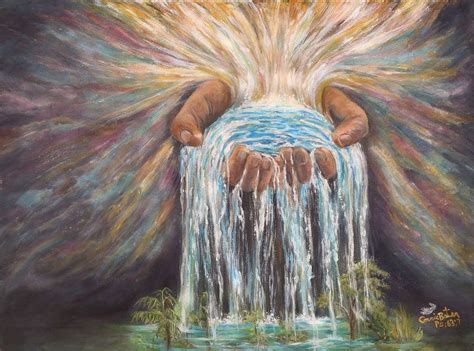 Glory Pouring Down Oil On Canvas Gods Gloryhis Very Being Is