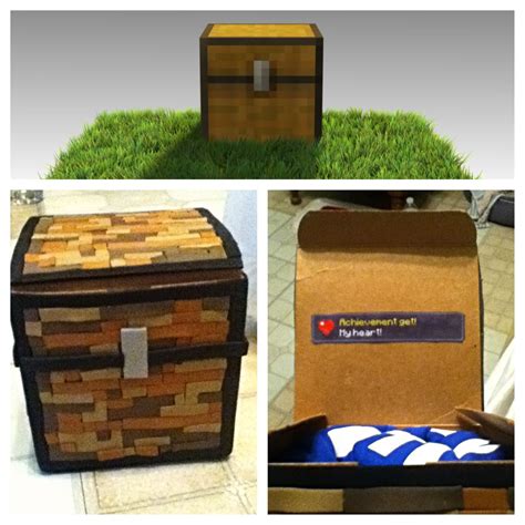 Valentines Day Minecraft Chest T Box Valentine Boxes For School