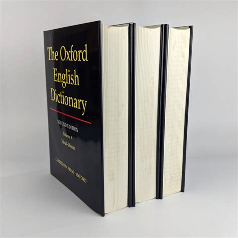 The Oxford English Dictionary Second Edition 20 Volumes The Book