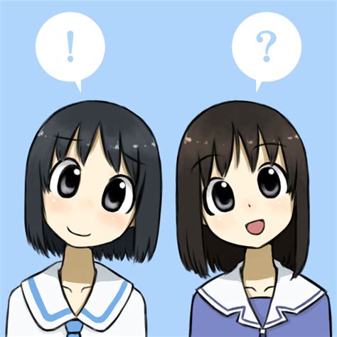 Mister Oyaki Kasuga Ayumu Shinonome Nano Azumanga Daiou Nichijou