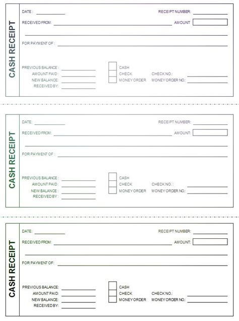 Pdf Free Printable Receipt Template Templatevercelapp