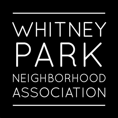 whitney park neighborhood association