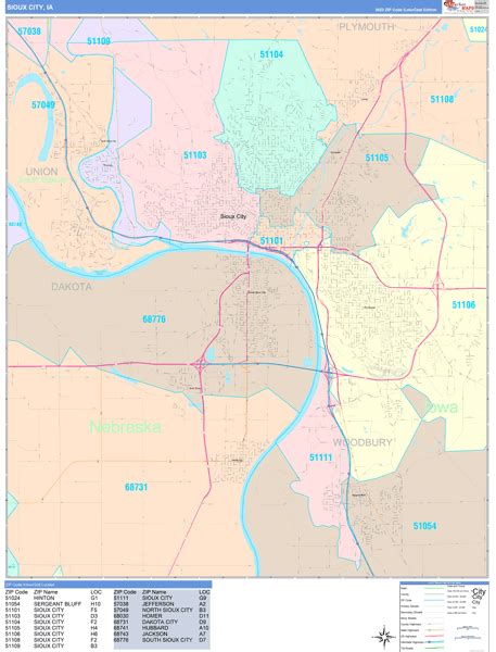 Maps Of Sioux City Iowa