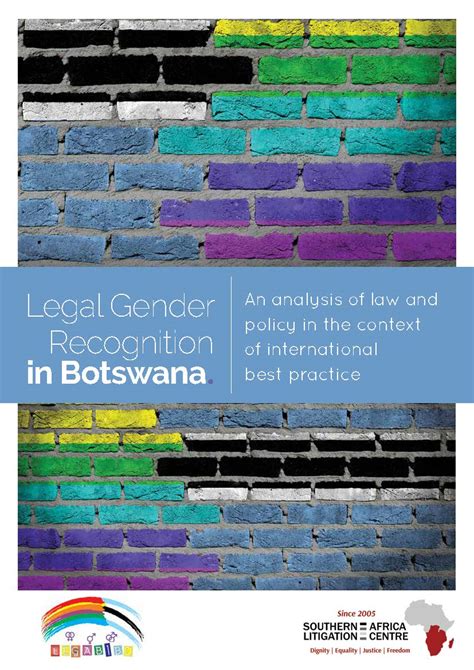 report legal gender recognition in botswana southern africa litigation centre