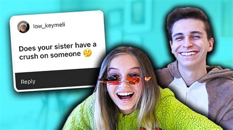 Answering Questions With My Sister Youtube