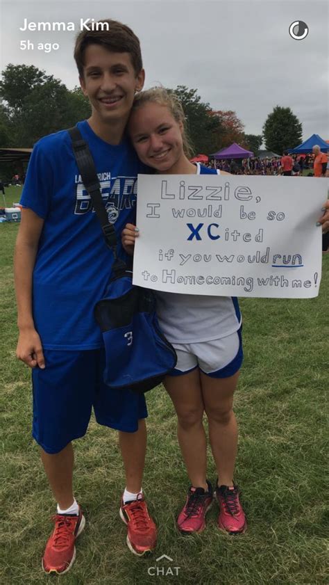 My Homecoming Date Proposed At My Cross Country Meet Homecoming Dates