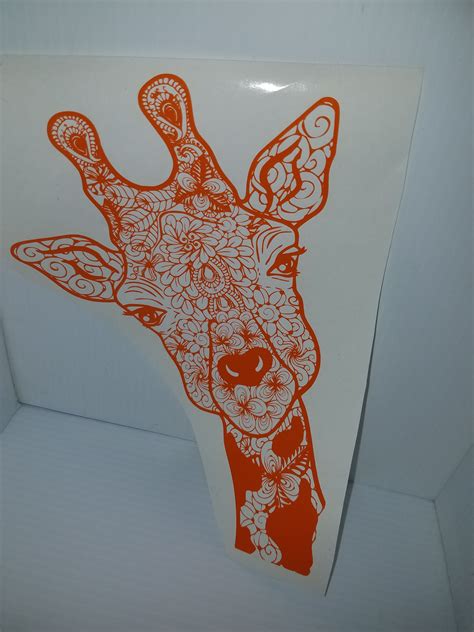 Mandala Giraffe Cricut Cards Giraffe