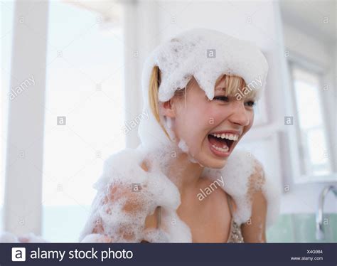 Covered With Soap Suds Stock Photos Covered With Soap Suds Stock Images Alamy