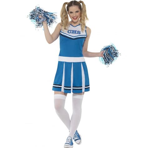 Cheerleader Blue Adult Costume