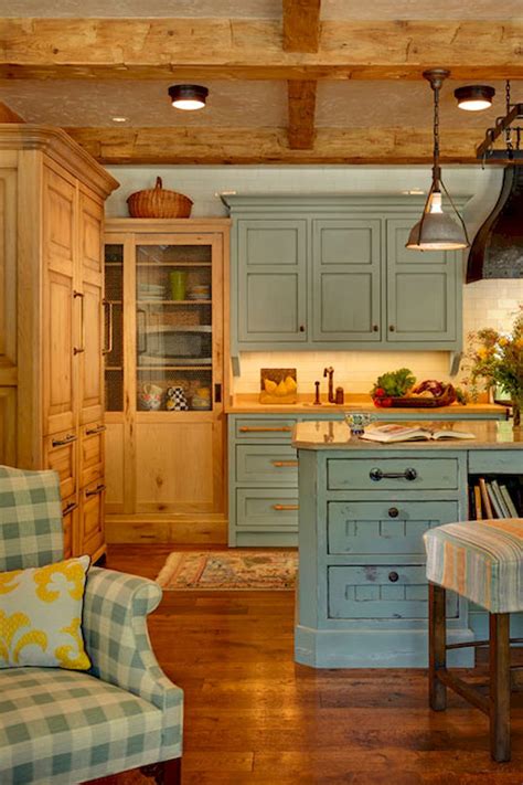 When you're pinning away idea after idea for the look of this particular room, the possibilities can seem endless. 90 Rustic Kitchen Cabinets Farmhouse Style Ideas | Rustic ...