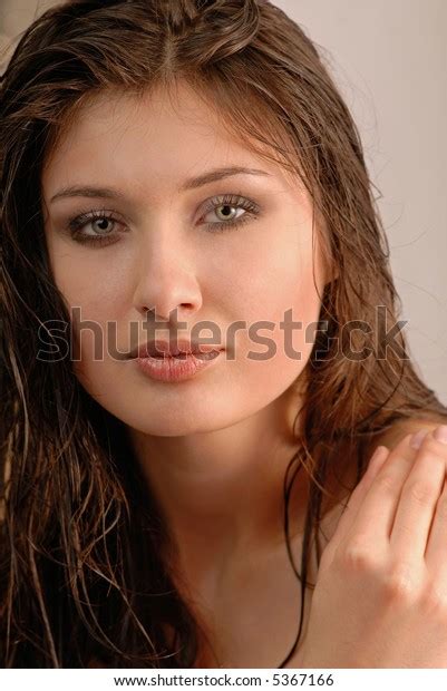 Стоковая фотография 5367166 sexual portrait woman wet hair close shutterstock